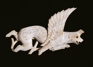 Griffioenplaquette, van Fort Shalmaneser, Nimrud, Noord-Irak, 9e-8e eeuw v.Chr. door Phoenician